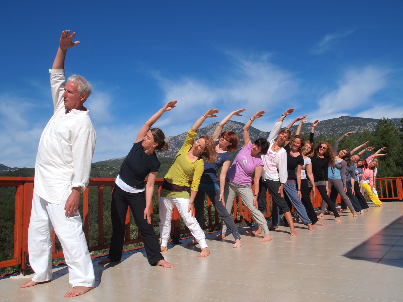 Werner Haas: Yoga im Urlaub - Yoga in der Gruppe