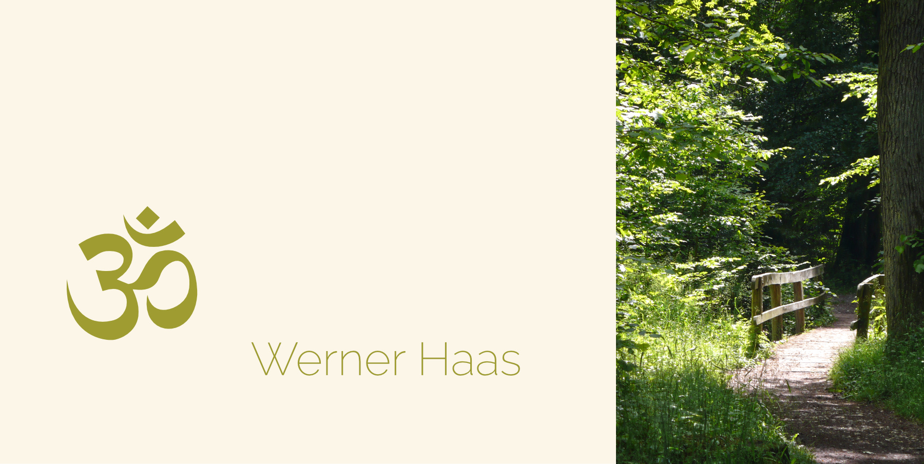 Werner Haas: Yogalehrer, Reiseleiter, aktiver Musikliebhaber aus der Eifel